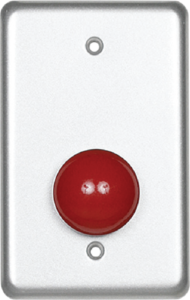 SP Series- Single Gang ICON Faceplate with Dome Push Button